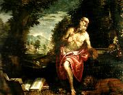 Paolo  Veronese st. jerome Spain oil painting artist